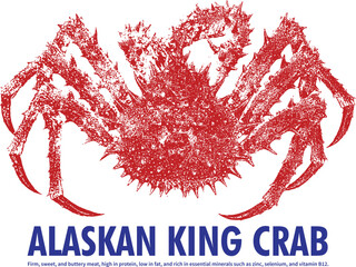 Orange Crab Logo Design Seafood Restaurant Brand Identity Template Marine Shellfish Crustacean Vector Illustration Typography Blue Text Business Branding Menu Design Nautical Vintage Grunge Style