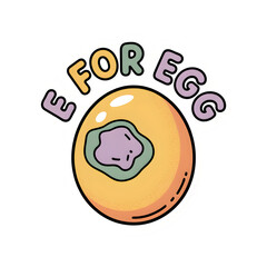E for Egg sticker, sticker-like bruise, and 