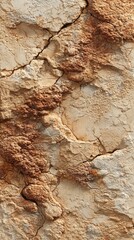 Obraz premium Cracked, textured earth; tan and brown hues