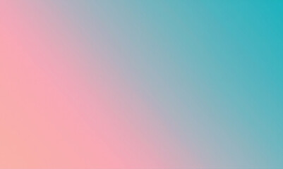 Soft Pink and Teal Gradient: Abstract Pastel Background Texture for Design Projects