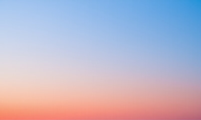 Soft Pastel Sunset Sky:  Tranquil Gradient Background for Design Projects