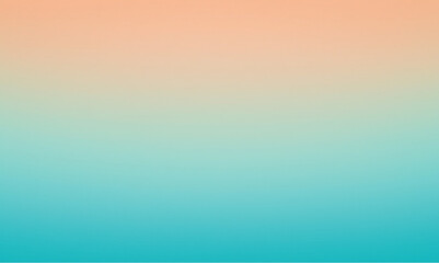 Soft Peach to Teal Gradient: Calm, Serene, Abstract Background Texture