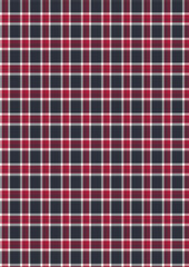 3D illustration Plaid check design cotton formal shirt fabric idea.
