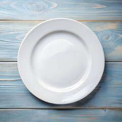 white dinner plate empty clean ceramic tableware