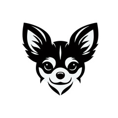 Obraz premium Chihuahua Dog Head Mascot Logo Vector Illustration