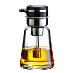 Minimal oil and vinegar glass dispenser set