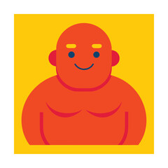Obraz premium Proud Emoji with Puffed Chest Vector Illustration
