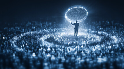 Engaging Audience with Holographic Target Market Clusters