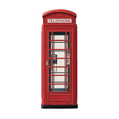 Obraz premium british telephone box