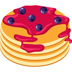 Pancakes Illustration