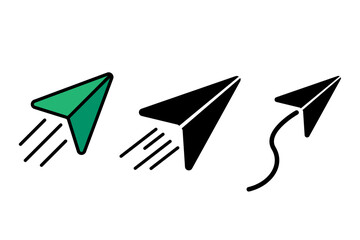 Set of sending messages icon 