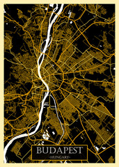 Budapest Hungary City Map. city background abstract printable travel art banner, modern city background, abstract paint urban background