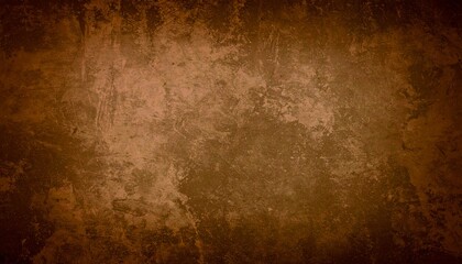 Obraz premium Minimal Dark Brown Grunge Concrete Texture Vintage Worn Out Surface With Faded Irregular Patterns