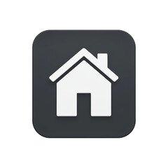 Simple Home Icon Design for Digital Interfaces and Applications User Interface Elements
