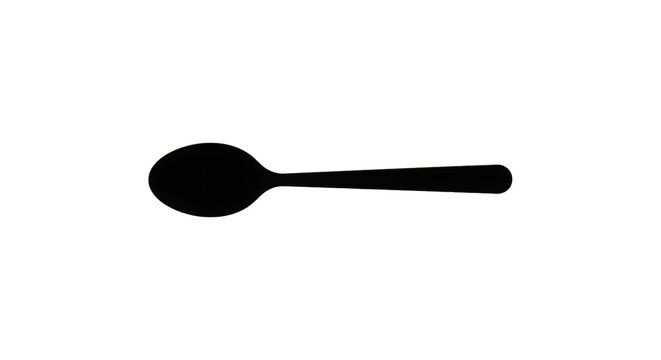 Sleek silver spoon with a long handle and oval bowl designed for everyday use