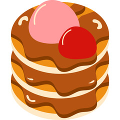 Pancakes Illustration
