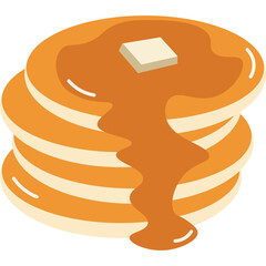 Pancakes Illustration
