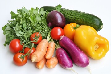 Fresh colorful vegetables for healthy vibrant cooking inspiration