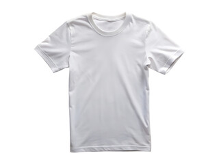 White T-Shirt isolated on white background PNG ,AI GENERATED