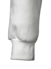 A white sweatshirt with a white background