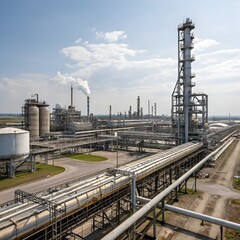 Obraz premium oil refinery plant