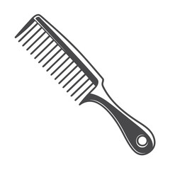 comb on white background