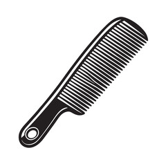 comb on white background