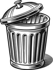 trash can vector