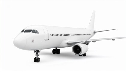 Obraz premium airplane on the runway