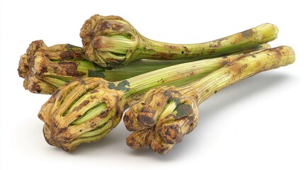 Harvesting unique edible plants exploring wild fennel in nature food photography culinary discovery