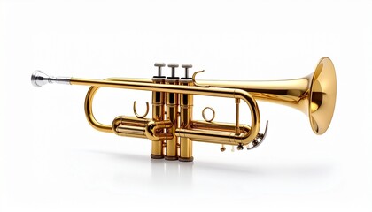 Obraz premium trumpet isolated on white