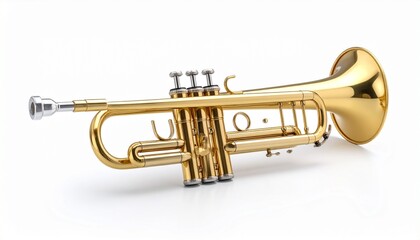 Fototapeta premium trumpet isolated on white