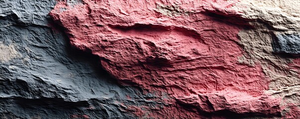 Colorful rock texture background image for website banner and abstract design landscape wallpaper usage