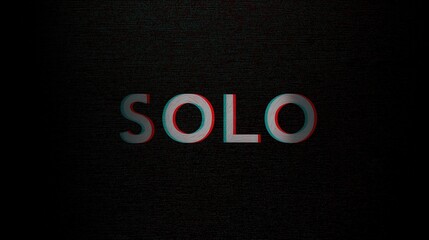 Generative AI, Anaglyph Text on Film