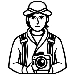 Photographer Silhouette vector