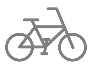 自転車のシルエットアイコン