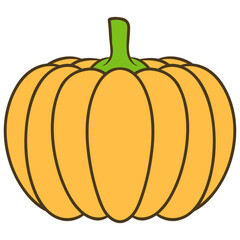pumpkin icon stock vector