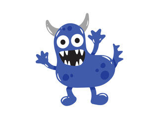 Monster Character Icon Illustration
