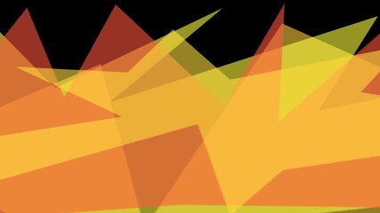 colorful spikes move dynamically back and forth