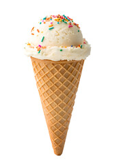 ice cream isolated on transparent background