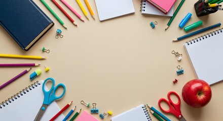 A Colorful Array of Stationery and Learning Supplies for the Ideal Study Environment