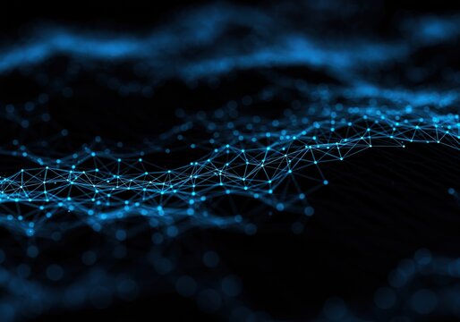 spider web on a blue background - Powered by Adobe