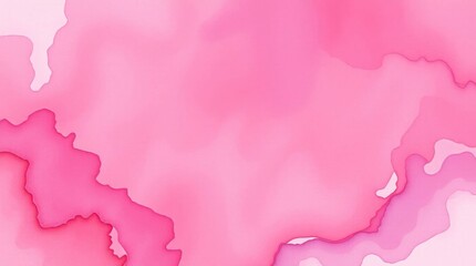 Obraz premium Pink abstract illustration with organic shapes and watercolor texture