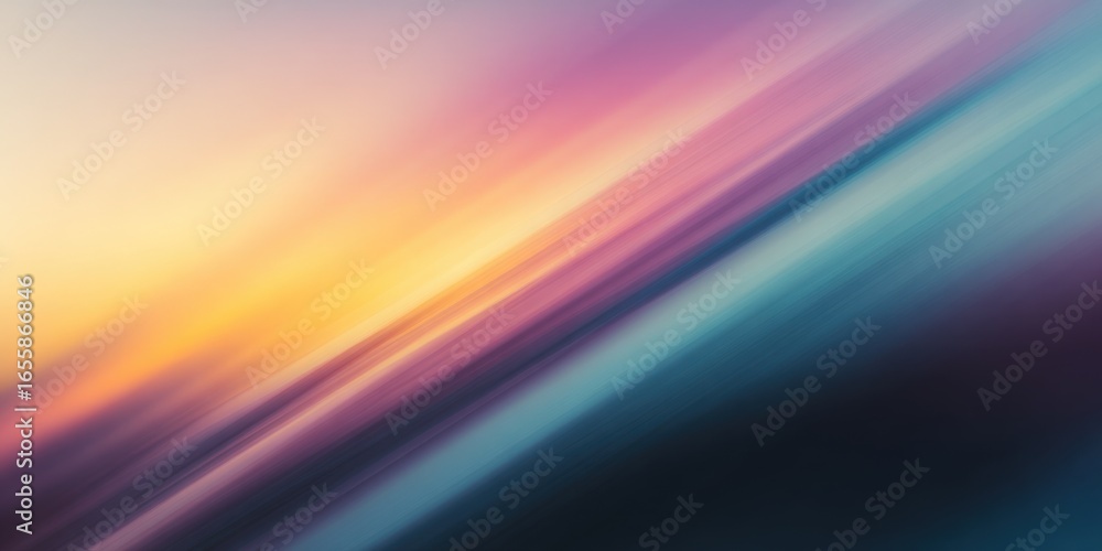 Poster abstract motion blurred colorful background featuring dynamic diagonal lines and smooth gradients fo
