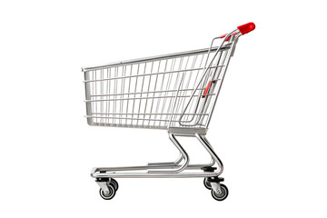 Shopping cart  isolated on a white background