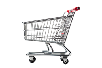 Shopping cart  isolated on a white background
