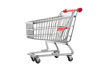 Shopping cart  isolated on a white background