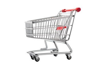 Shopping cart  isolated on a white background