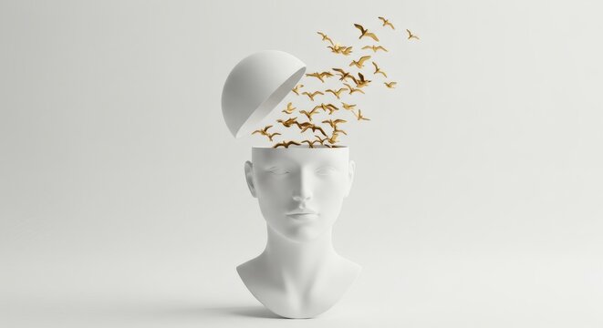Open Mind Birds of Thought Fly Free with Conceptual Freedom.