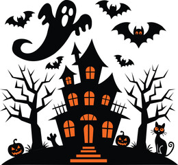 Happy Halloween Symbols vector Design
